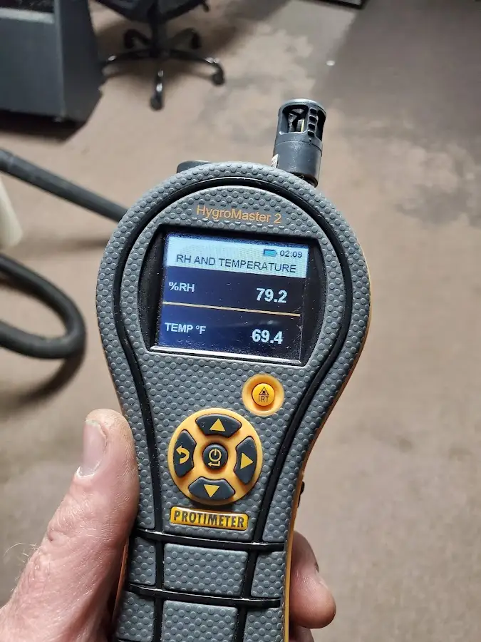 Moisture meter humidity assessment for Mold Remediation & Removal in Oklahoma City
