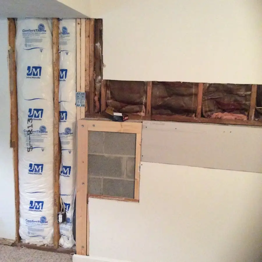 Wall insulation replacement during Structural Drying in Oklahoma City